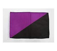 AZ FLAG - Drapeau Anarcha-féminisme - 45x30 cm - Pavillon Féminisme Libertaire 100% Polyester Avec Deux Cordelettes - 20g