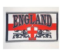AZ FLAG - Drapeau Angleterre 2 lions - 150x90 cm - Drapeau Anglais - Saint Georges 100% Polyester Avec Oeillets Métalliques Intégrés - Pavillon 110 g