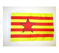 AZ FLAG Drapeau Aragon Indépendentiste 45x30 cm Polyester 100D Cordelettes