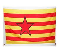 AZ FLAG - Drapeau Aragon Indépendentiste - 90x60 cm - Drapeau Nationaliste Aragonais 100% Polyester Avec Fourreau et Cordelette - Pavillon 50 g