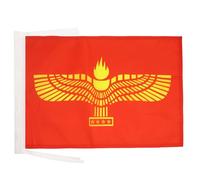 AZ FLAG Drapeau Araméen syriaque 45x30 cm Polyester 100D Cordelettes