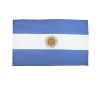 AZ FLAG Drapeau Argentine 150x90 cm avec 4 oeillets, Pavillon Argentin pour balcon ou mur