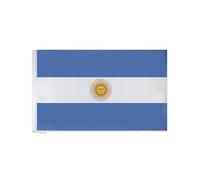 AZ FLAG - Drapeau Argentine - 150x90 cm - Polyester léger - Drapeau Argentin Avec Fourreau et Cordelettes - 80g