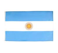 AZ FLAG - Drapeau Argentine - 150x90 cm - Polyester léger - Drapeau Argentin Avec Oeillets Métalliques Intégrés - 80g