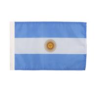 AZ FLAG Drapeau Argentine 45x30 cm Drapeau Argentin Polyester 100D Fourreau | Usage intérieur et extérieur Drapeau décoratif Argentina coutures doubles et bords renforcés avec fourreau pour mât
