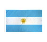 AZ FLAG - Drapeau Argentine - 90x60 cm - Drapeau Argentin 100% Polyester Avec Oeillets Métalliques Intégrés - Pavillon 50 g