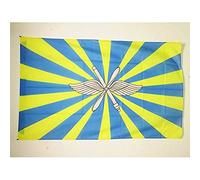 AZ FLAG - Drapeau Armée de l'air de la Russie - 90x60 cm - Drapeau De La Force Aérienne Russe 100% Polyester Avec Fourreau et Cordelette - Pavillon 50 g
