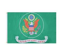 AZ FLAG - Drapeau Armée de terre des États-Unis vert - 150x90 cm - Drapeau United States Army 100% Polyester Avec Oeillets Métalliques Intégrés - Pavillon 110 g