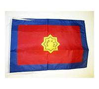 AZ FLAG Drapeau Armée du Salut 45x30cm - PAVILLON Chrétien Sang et Feu 30 x 45 cm Haute qualité