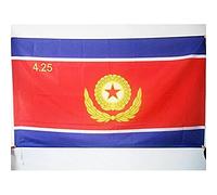AZ FLAG - Drapeau Armée populaire de Corée du Nord - 150x90 cm - Drapeau Armée Nord Coréenne 100% Polyester Avec Fourreau et cordelette - Pavillon 110 g