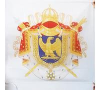 AZ FLAG - Drapeau Armes Napoléon Premier Empire 1804-1815 - 90x90 cm - Drapeau Empire Français 100% Polyester Avec Fourreau et Cordelette - Pavillon 80 g