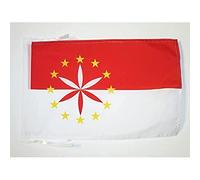 AZ FLAG - Drapeau Arpitanie - 45x30 cm - Pavillon Francoprovençal - Arpitan 100% Polyester Avec Deux Cordelettes - 20g