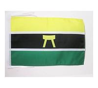 AZ FLAG Drapeau Ashantis du Ghana 45x30 cm Polyester 100D Cordelettes