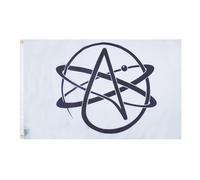 AZ FLAG - Drapeau Athéisme - 150x90 cm - Drapeau Athéiste - Athée 100% Polyester Avec Oeillets Métalliques Intégrés - Pavillon 110 g