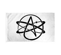 AZ FLAG - Drapeau Athéisme - 150x90 cm - Drapeau Athéiste - Athée 100% Polyester Avec Oeillets Métalliques Intégrés - Pavillon 110 g