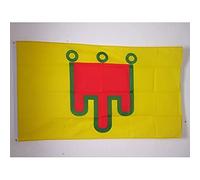 AZ FLAG - Drapeau Auvergne - 90x60 cm - Drapeau Auvergnat - Comté D'Auvergne 100% Polyester Avec Oeillets Métalliques Intégrés - Pavillon 50 g