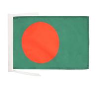 AZ FLAG - Drapeau Bangladesh - 45x30 cm - Pavillon Bangladais 100% Polyester Avec Deux Cordelettes - 20g