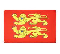 AZ FLAG Drapeau Basse-Normandie 150x90 cm avec 4 oeillets, Pavillon Bas-Normand pour balcon ou mur