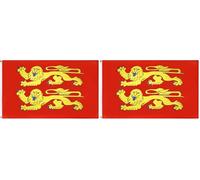 AZ FLAG - Drapeau Basse-Normandie - 150x90 cm - Polyester léger - Drapeau Bas-Normand - France Avec Oeillets Métalliques Intégrés - 80g (Lot de 2)