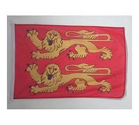 AZ FLAG - Drapeau Basse-Normandie - 45x30 cm - Pavillon Nautique Bas-Normand - France Spécial Bateau Et Extérieur en Maille Bloquée avec Anneaux Plastiques Intégrés - 30g