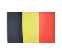 AZ FLAG Drapeau Belgique 150x90 cm Drapeau Belge Maille Bloquée 2 Œillets