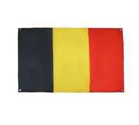AZ FLAG Drapeau Belgique 150x90 cm Drapeau Belge Polyester Léger 4 Œillets