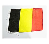 AZ FLAG - Drapeau Belgique - 45x30 cm - Pavillon Belge Polyester Léger Avec Deux Cordelettes - 20g