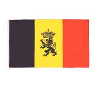AZ FLAG Drapeau Belgique avec Lion 150x90 cm Belge Polyester 100D 2 Œillets