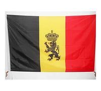 AZ FLAG Drapeau Belgique avec Lion 90x60 cm Belge Polyester 100D Fourreau