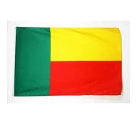 AZ FLAG - Drapeau Bénin - 150x90 cm - Drapeau Béninois 100% Polyester Avec Oeillets Métalliques Intégrés - Pavillon 110 g