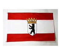 AZ FLAG - Drapeau Berlin - 150x90 cm - Drapeau Berlinois - Allemagne 100% Polyester Avec Oeillets Métalliques Intégrés - Pavillon 110 g