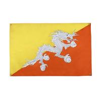 AZ FLAG Drapeau Bhoutan 150x90 cm avec 4 oeillets, Pavillon Bhoutanais pour balcon ou mur