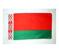 AZ FLAG - Drapeau Biélorussie - 90x60 cm - Drapeau Biélorusse - Bélarus 100% Polyester Avec Oeillets Métalliques Intégrés - Pavillon 50 g