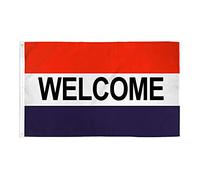 AZ FLAG Drapeau Bienvenu 90x60cm - Drapeau Bienvenue - Welcome 60 x 90 cm - Drapeaux