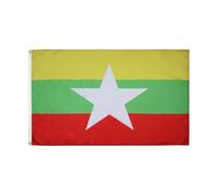 AZ FLAG - Drapeau Birmanie - 90x60 cm - Drapeau Birman 100% Polyester Avec Oeillets Métalliques Intégrés - Pavillon 50 g