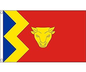 AZ FLAG - Drapeau Birmingham - 150x90 cm - Drapeau Birmingham City 100% Polyester Avec Oeillets Métalliques Intégrés - Pavillon 110 g
