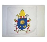 AZ FLAG Drapeau Blason du Pape François 90x90 cm Polyester 100D Fourreau