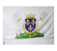 AZ FLAG Drapeau Blason royaume de France Charles VI 150x90 cm Fourreau