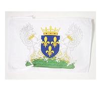 AZ FLAG Drapeau Blason royaume de France Charles VII 45x30 cm Cordelettes