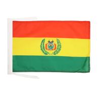 AZ FLAG - Drapeau Bolivie - 45x30 cm - Pavillon Bolivien 100% Polyester Avec Deux Cordelettes - 20g