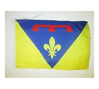 AZ FLAG Drapeau Bouches du Rhône 45x30 cm Polyester 100D Cordelettes