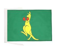 AZ FLAG Drapeau Boxing Kangourou 45x30cm - PAVILLON Boxing Kangaroo - Australie 30 x 45 cm Haute qualité