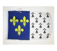 Drapeau Brest 45x30cm - PAVILLON brestois - Bretagne 30 x 45 cm haute qualité - AZ FLAG