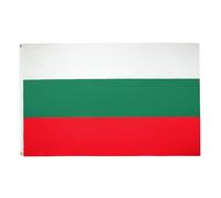 AZ FLAG - Drapeau Bulgarie - 150x90 cm - Polyester léger - Drapeau Bulgare Avec Oeillets Métalliques Intégrés - 80g