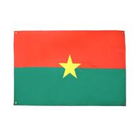 AZ FLAG Drapeau Burkina Faso 150x90 cm avec 4 oeillets, Pavillon Burkinabais pour balcon ou mur