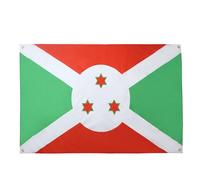 AZ FLAG Drapeau Burundi 150x90 cm avec 4 oeillets, Pavillon Burundais pour balcon ou mur