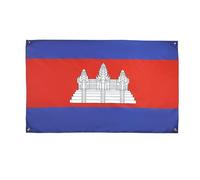 AZ FLAG Drapeau Cambodge 150x90 cm Cambodgien Polyester Léger 4 Œillets