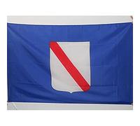 AZ FLAG - Drapeau Campanie - 150x90 cm - Drapeau Campania - Italie 100% Polyester Avec Fourreau et cordelette - Pavillon 110 g