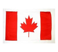 AZ FLAG - Drapeau Canada - 180x120 cm - Grand Drapeau Canadien 100% Polyester Avec Oeillets Métalliques Intégrés - Pavillon 150 g