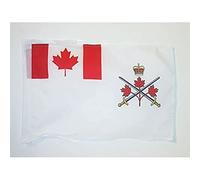 AZ FLAG Drapeau Canada Armée canadienne 45x30 cm Cordelettes | Usage intérieur et extérieur Drapeau décoratif de guerre canadien Canadian Army coutures doubles et bords renforcés